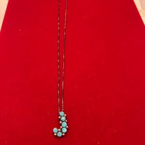Turquoise J Necklace